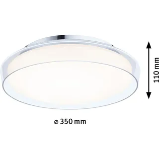 Paulmann Luena 1 rund Chrom, Glas