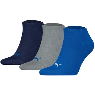 Puma Sneakersocken 3 Paar Blau 39-42