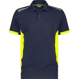 DASSY Poloshirt, Veracruz COPES83 710055 Gr. 4XL nachtblau/neongelb