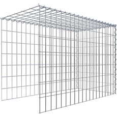Bild Gabione, silbergrau, Maschenweite 5 cm x 10 cm
