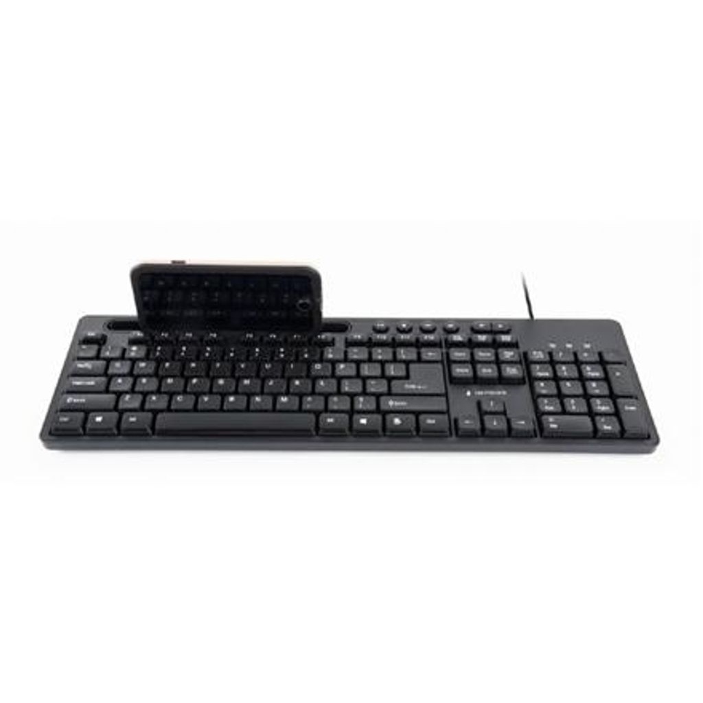 Bild von KB-UM-108 Tastatur USB QWERTY US Schwarz