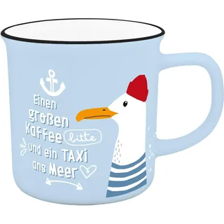 SHEEPWORLD Kaffeetasse 0,55 l Blau/Mehrfarbig