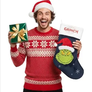 A+ Prime Der Grinch Weihnachtsstrumpf Nikolausstrümpfe