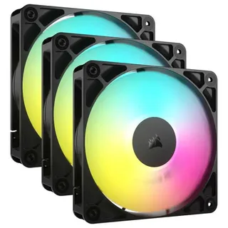 Corsair RS120 ARGB 3-pack - Gehäuselüfter - 120mm - Schwarz mit RGB LED - 36 dBA