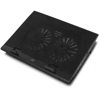 Act Laptop Kühler 17 Zoll, Höhenverstellbar, 2 Lüfter, 4 Port USB - AC8105
