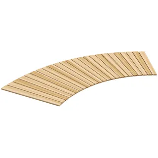 Outsunny Gartenweg, Tannnenholz, Naturholz , Holz , 47x1x120 cm , Gartenzubehör, Hochbeete