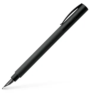Faber-Castell - Füller Ambition All Black, Federbreite EF, schwarz