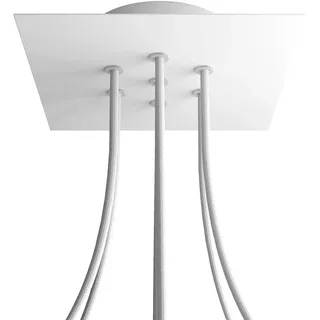 Creative Cables Kroq207f102 Rose-one Square Matt Weiß Rosen-set - Multicolor - 200 mm