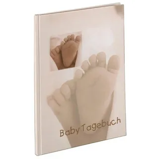 Hama Baby-Tagebuch, Motiv: ''Baby Feel'', DIN A4 mit illustrierten Seiten zum Eintragen und Ausfüllen (90115)