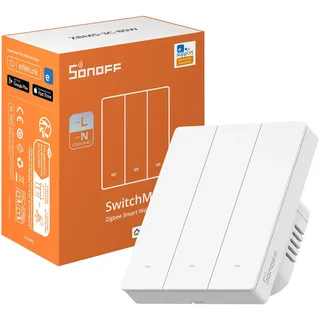 Sonoff Zigbee Smart Light Switch 3 St. Weiß