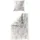 Satin Bettwäsche 4200 Floral Grau 135 x 200 cm 80 x 80 cm