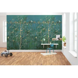 KOMAR »Digitaldruck Vlies - Birdsong Breeze - Größe 400 x 250 cm« bedruckt glatt Wohnzimmer, Schlafzimmer,