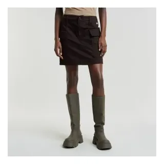 G-Star für Damen. D25235-D715-6484 Cargo-Minirock schwarz (25), Lässig, Baumwolle