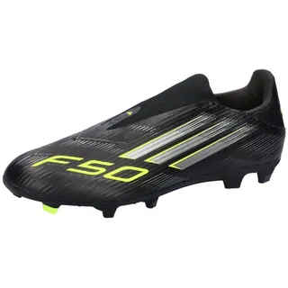 F50 League Laceless FG/MG Core Black / Iron Metallic / Lucid Lemon 41 1/3