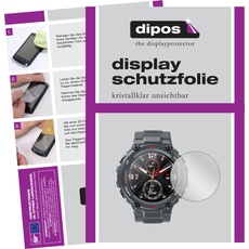 Dipos Displayschutzfolie Crystalclear, Smartwatch Schutzfolie, Transparent