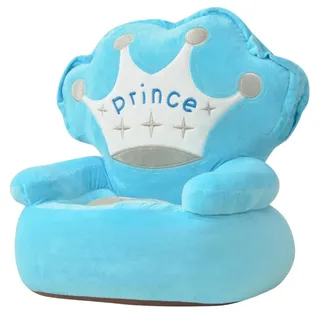 Plüsch-Kindersessel Prinz Blau - Blau