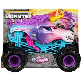 Monster Jam Lastwagen Sparkle Smash 1:24 CH RTR Pink/Silver (6075416)