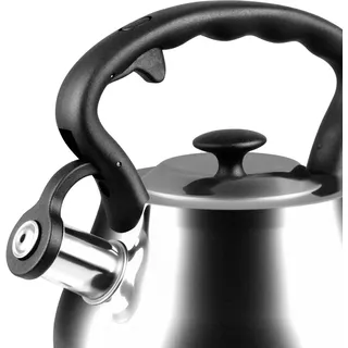 Promis Teekanne TMC21S Schwarz Silber Edelstahl 3 l