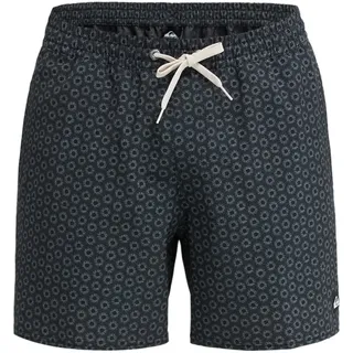 Boardshorts QUIKSILVER "Stretch Printed Volley 16", Herren, Gr. XS, schwarz mini mayhem, Obermaterial: 92% Microfaser, 8% Elasthan;, Hosen Boardshorts