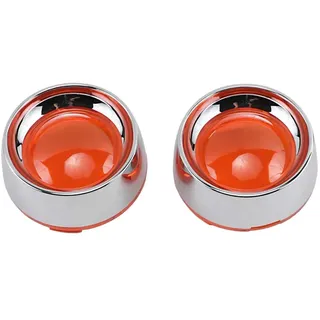 Kuryakyn Deep Dish Bullet Ersatzblinkerglas - Amber - One Size