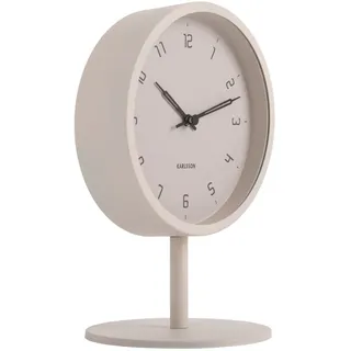 Karlsson - Tischuhr Stark - Warmes Grau - Grau