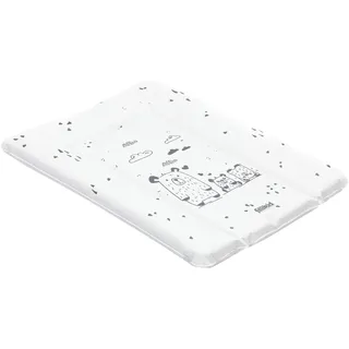 Fillikid Wickelauflage "Softy" 1 Stk. tlg. Made in Europe, bärenfamilie weiß