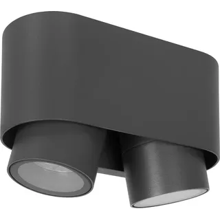 Lutec Cypres Wall Down 2Xgu10 Grau 6604003118,