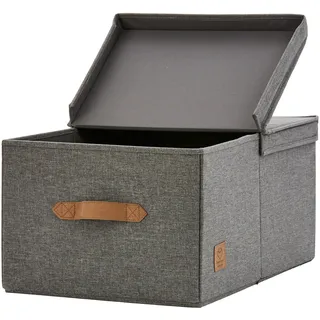 LOVE !T STORE !T Aufbewahrungsbox 33 x 50 x 24 cm 1-tlg. grau