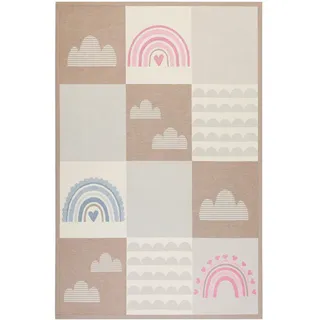 Esprit Kinderteppich , Beige , Textil , Regenbogen , rechteckig , 160x230 cm , Textiles Vertrauen - Oeko-Tex®, Oeko-Tex® Standard 100 , für Fußbodenheizung geeignet, beidseitig verwendbar, für Hausstauballergiker geeignet, pflegeleicht, strapazierfähig, leicht zusammenrollbar , Teppiche Und Böden, Teppiche, Kinderteppiche