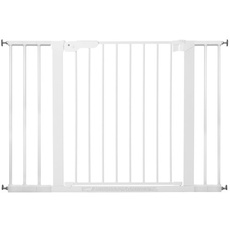 BabyDan Premier Safety Gate with 5 Extensions White 105.5-112.8 cm