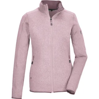 KILLTEC Damen Strickfleecejacke/Fleecejacke mit Stehkragen KOW 111 WMN KNT FLC JCKT, hell malve, 38,