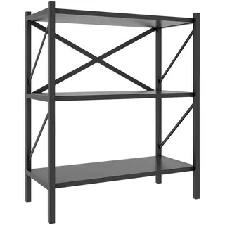 VCM Insasi Bücherregal 66 x 34 x 85 cm Anthrazit