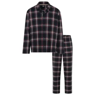 Boss Pyjama »Holiday« Neuheit, Oberteil mit Knöpfen, Hose mit elastischem Bund, kariert