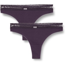 sloggi Damen GO Ribbed Brazil C2P, BLUEBERRY, M