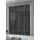 Drehtürenschrank Level by fresh to go 200 x 236 x 58 cm Weiß/Grauglas