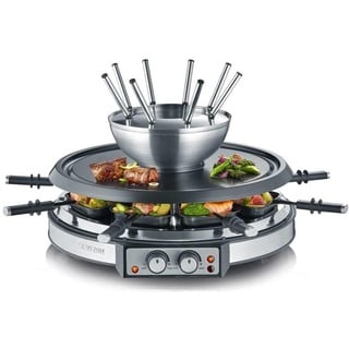 Severin RACLETTE - FONDUE RG9948, Racletteofen, Schwarz