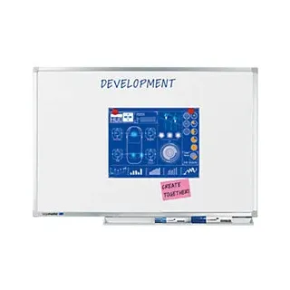 Legamaster Professional Whiteboard Wandmontiert Magnetisch Emaille Einseitig 90 (B) x 60 (H) cm