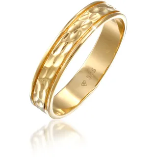 Partnerring ELLI PREMIUM "Ring Trauring Ehering Freundschaft Kunstvoll 925 Sterling Silber" Gr. 62, gold, Fingerringe, Damen, 62, Silber 925 (Sterlingsilber), Partnerring