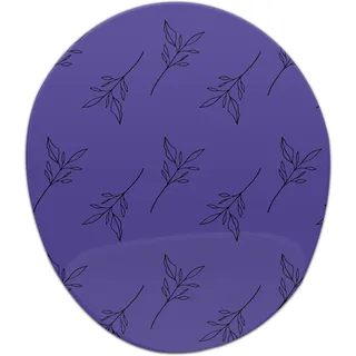 Bonamaison, Ergonomisches Mauspad mit Handgelenkauflage, Digital Bedruckt Mauspad Anti-Sehnenscheide Probleme, rutschfeste Unterseite, für Büro und Zuhause, Größe: 20x23 cm