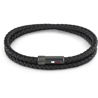 Tommy Hilfiger Jewelry armband für Herren aus Leder Schwarz - 2790262S