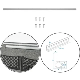 PRO PLUS ProPlus Aluminium Zeltschiene 90° 100 x 2,7 cm
