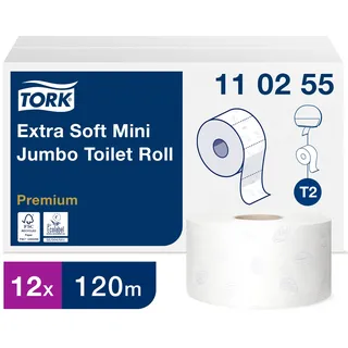 TORK Toilettenpapier Premium Mini Jumbo 3-lagig 12 St.