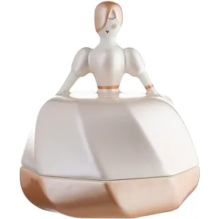 Alessi AAA02 P La petite mariée Bonbonniere, rosa. Handdekoriert