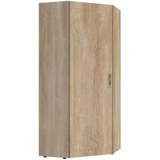 WIMEX Eckschrank Multiraumkonzept Holzoptik Braun Eiche Sägerau