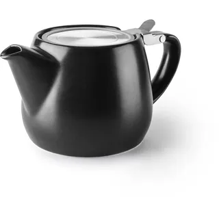 Ibili Teekanne Luxor Black, Porzellan, 540 ml