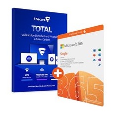 Microsoft 365 Single + F-Secure Total Security & VPN | Download & Key