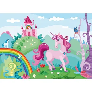 Papermoon »Kids purple Unicorn« bunt,