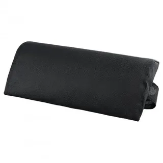 Rieoany Liegestuhl Kopfkissen, Lounge Kissen, Klappbares Kopfkissen für Verschiedene Stühle, Hochwertige Schaumfüllung, Verstellbares Gummiband, 35x17x6 cm, Schwarz