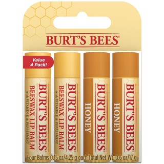 Burt's Bees Lip Balm Set Honey & Beeswax 4 x 4,25g