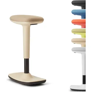 Trendoffice Hocker to-swift Kunststoff 25 x 75 x 25 cm Beige
